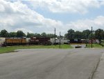 Engine parade at the yard